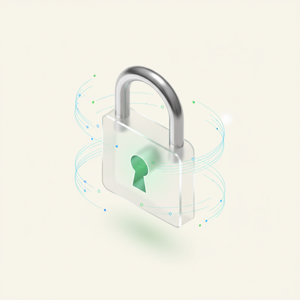 Padlock symbolizing data privacy protection